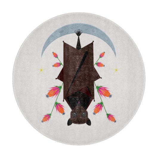 Fliegendes Fox-Glas-Schneidebrett Schneidebrett (Vorderseite)