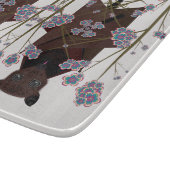 Fliegendes Fox-Glas-Schneidebrett Schneidebrett (Ecke)