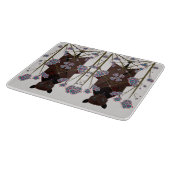 Fliegendes Fox-Glas-Schneidebrett Schneidebrett (Ecke)