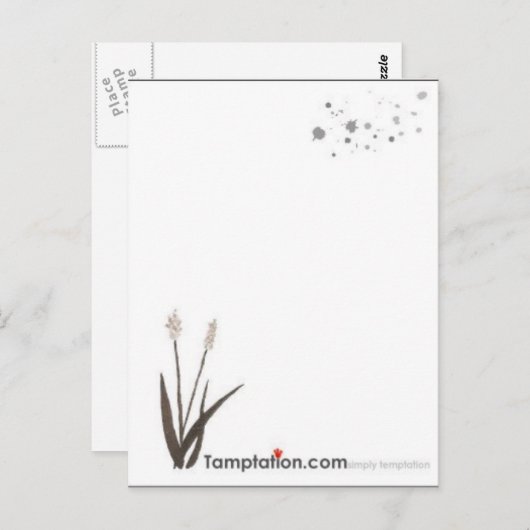 Fliegendes Gefühl Postkarte (Vorne/Hinten)