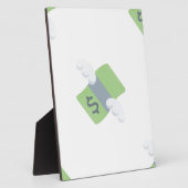 fliegendes Geld-Emoji Fotoplatte (Seite)