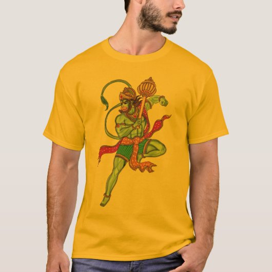 Fliegendes Hanuman-T-Shirt T-Shirt (Vorderseite)