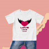 Fliegendes Herz Baby T-shirt
