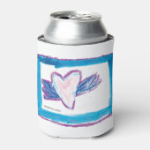 Fliegendes Herz - Kinder Kunst für CHOC Dosenkühler (Kanne Vorderseite)