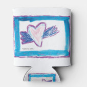 Fliegendes Herz - Kinder Kunst für CHOC Dosenkühler (Rückseite)