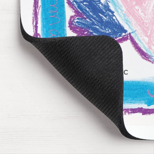 Fliegendes Herz - Kinder Kunst für CHOC Mousepad (Ecke)