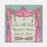 Fliegendes Herz ~ Magnet Save the Date Liebe