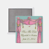 Fliegendes Herz ~ Magnet Save the Date Liebe (Vorderseite/Rückseite)