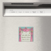 Fliegendes Herz ~ Magnet Save the Date Liebe (In Situ (Geschirrspüler))