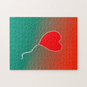 Fliegendes Herz Puzzle (Horizontal)