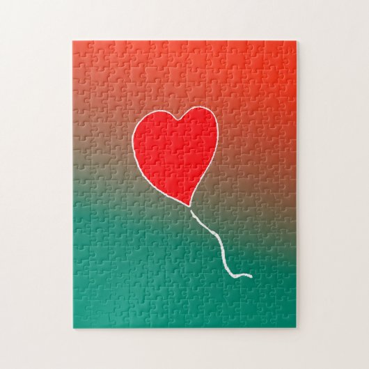 Fliegendes Herz Puzzle (Vertikal)