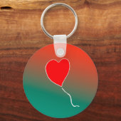 Fliegendes Herz Schlüsselanhänger (Vorderseite)