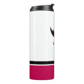 Fliegendes Herz Thermosbecher (Nach links gedreht)