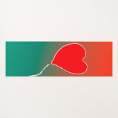 Fliegendes Herz Yogamatte (Vorderseite (Horizontal))