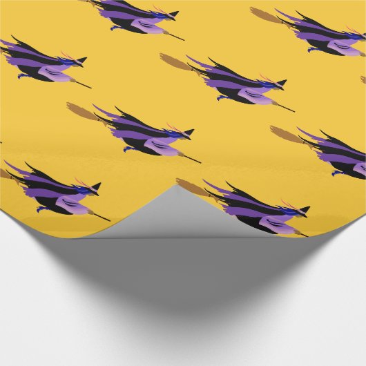 Fliegendes Hexenwaschpapier Geschenkpapier (Ecke)