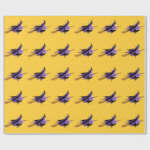 Fliegendes Hexenwaschpapier Geschenkpapier (Flach)