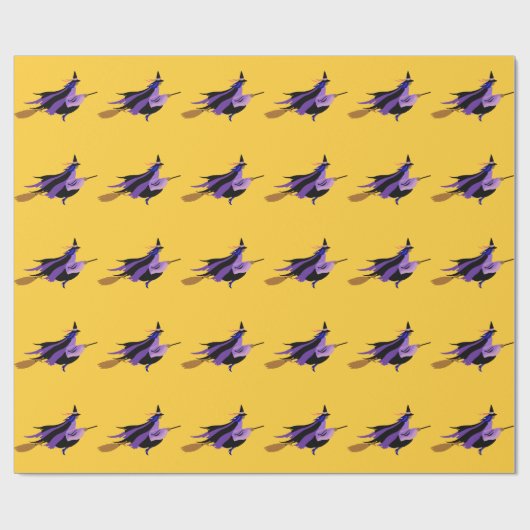 Fliegendes Hexenwaschpapier Geschenkpapier (Flach)