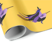 Fliegendes Hexenwaschpapier Geschenkpapier (Rolleneckpunkt)