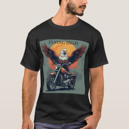 Fliegendes Hochmotorrad-Shirt T-Shirt