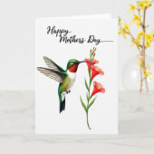 Fliegendes Juwel Süßer Muttertagskarte Karte (Gelbe Blume)