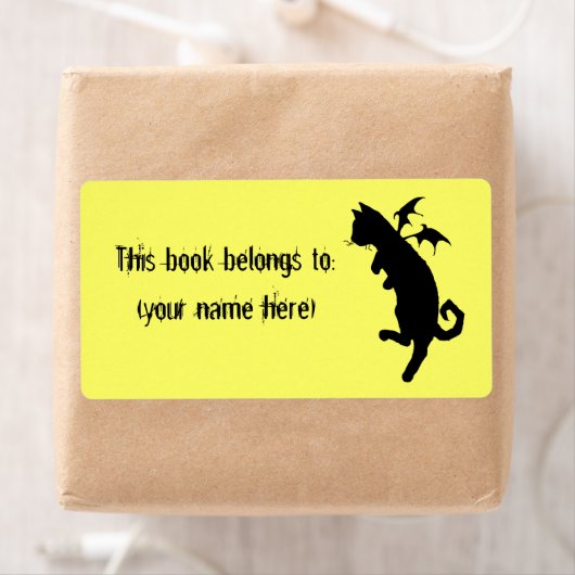 Fliegendes Kitteh-Buchzeichen, Quadrat (Insitu)