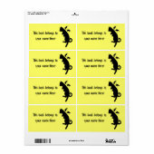 Fliegendes Kitteh-Buchzeichen, Quadrat (Vorne)