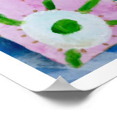Fliegendes Mädchen Poster (Ecke)