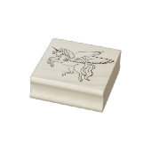 Fliegendes magisches Einhorn Gummistempel (Stempel)