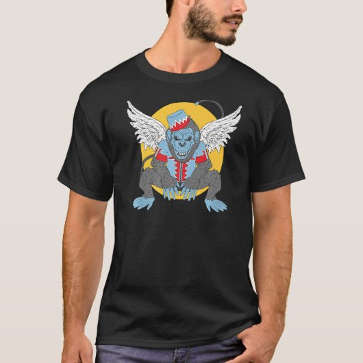 Fliegendes Monster T-Shirt (Vorderseite)