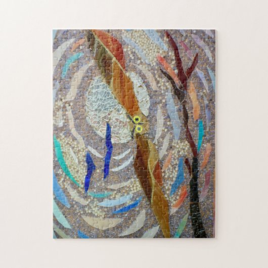 Fliegendes Owl-Mosaik Puzzle (Vertikal)