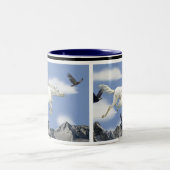 Fliegendes Pegasus & Eagles Fantasy Art Tasse (Mittel)