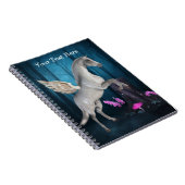Fliegendes Pegasus Fantasy Horse Notebook Notizblock (Rechte Seite)