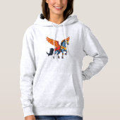 Fliegendes Pegasus Hoodie (Vorderseite)