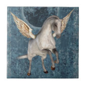 Fliegendes Pegasus Horse Fantasy Tile Fliese (Vorderseite)