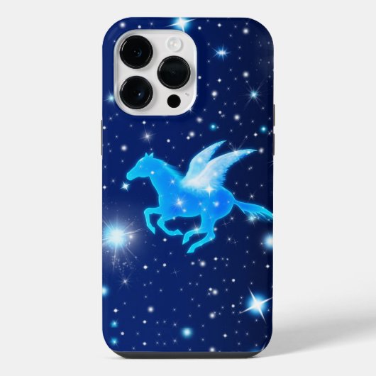 Fliegendes Pegasus iPhone Hülle (Rückseite)