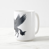 Fliegendes Pegasus Kaffeetasse (VorderseiteRechts)