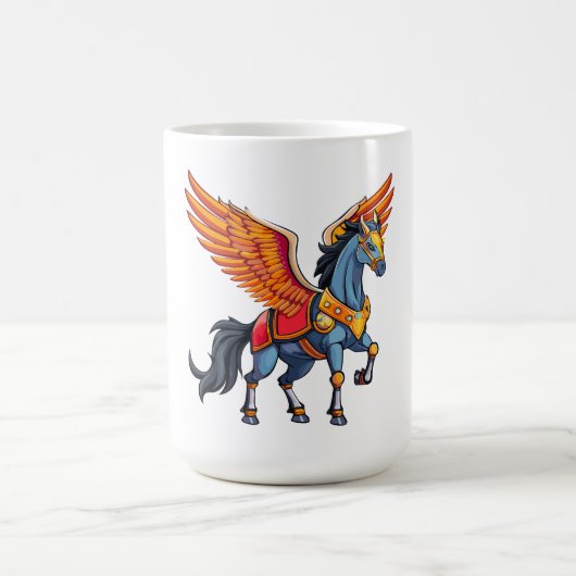 Fliegendes Pegasus Kaffeetasse (Mittel)