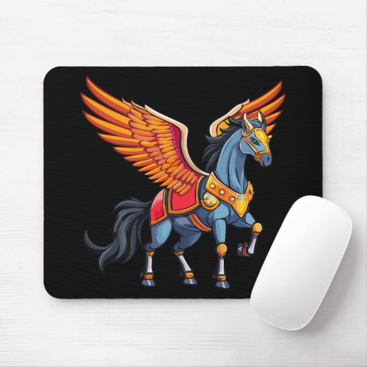 Fliegendes Pegasus Mousepad (Mit Mouse)