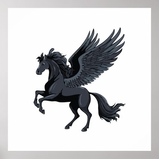 Fliegendes Pegasus Poster (Vorne)