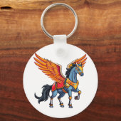 Fliegendes Pegasus Schlüsselanhänger (Vorderseite)