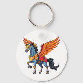 Fliegendes Pegasus Schlüsselanhänger (Rückseite)