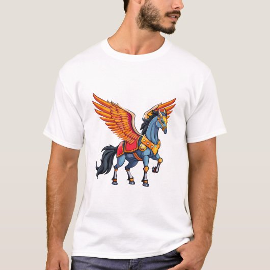 Fliegendes Pegasus T-Shirt (Vorderseite)