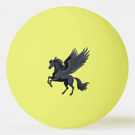 Fliegendes Pegasus Tischtennisball (Vorderseite)