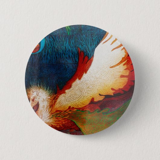 Fliegendes Pferd 2 Button (Vorderseite)