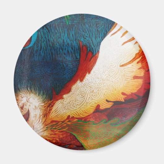 Fliegendes Pferd 2 Magnet (Vorne)
