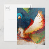 Fliegendes Pferd 2 Postkarte (Vorne/Hinten)