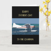 Fliegendes Pilotluftflugzeug des guten Vaters Karte (Gelbe Blume)