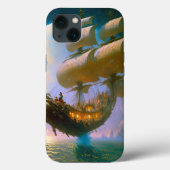 Fliegendes Schiff Fantasy Art Case-Mate iPhone Hülle (Rückseite)