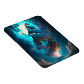 Fliegendes Schiff Fantasy Art Magnet (Rechte Seite)