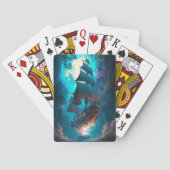 Fliegendes Schiff Fantasy Art Spielkarten (Rückseite)